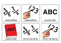 Oppiaineet tekstillä