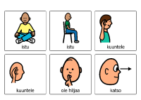 Toimintaohjeita tekstillä