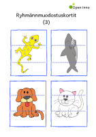 3 Ryhmänmuodostuskortit
